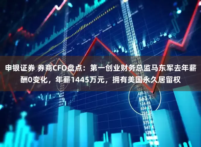 申银证券 券商CFO盘点：第一创业财务总监马东军去年薪酬0变化，年薪1445万元，拥有美国永久居留权